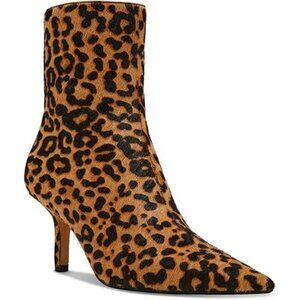 Steve Madden Womens Alston L Pointed Toe Dress Booties Leopard Size 11M NWOB